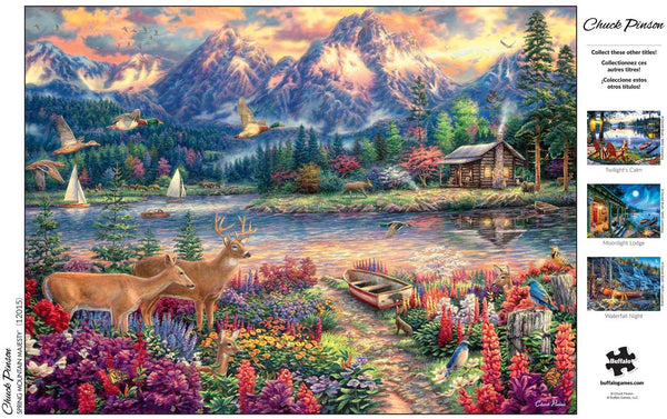 Buffalo Games - Chuck Pinson - Spring Mountain Majesty - 1000 Piece Jigsaw Puzzle