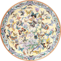 Bits and Pieces - 300 Piece Round Jigsaw Puzzle - Ninety-Nine Butterflies