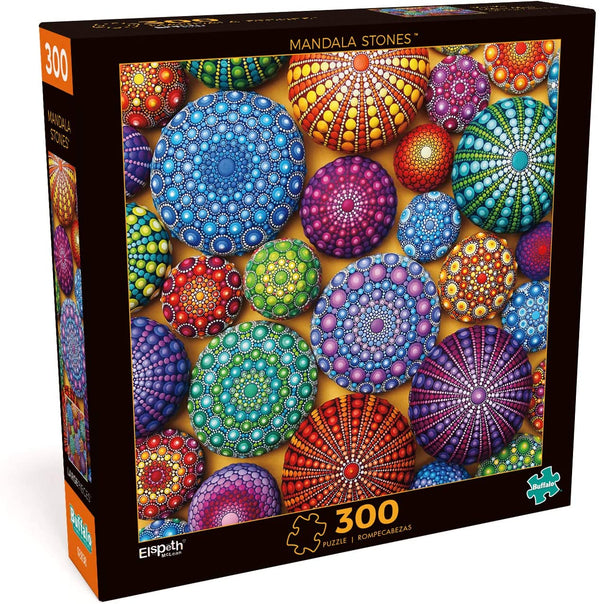 Buffalo Games - Mandala Stones - 300 Large Piece Jigsaw Puzzle