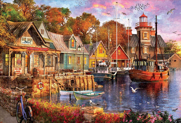 Educa - The Harbour Evening Jigsaw Puzzle (5000 Pieces)