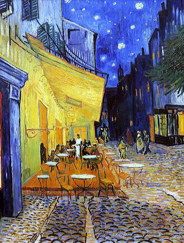 Pintoo - Van Gogh Cafe Terrace Night Plastic Jigsaw Puzzle (150 Pieces)