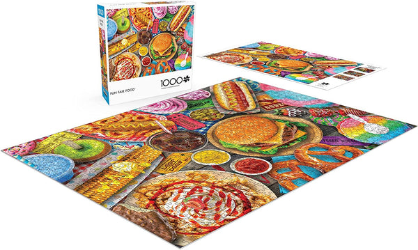 Buffalo Games - Fun Fair Food by Lars Stewart Jigsaw Puzzle (1000 Pieces)