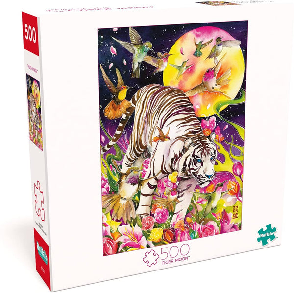 Buffalo Games - Art of Play Collection - Tiger Moon - 500 Piece Jigsaw Puzzle