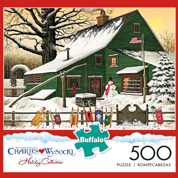 Buffalo Games - Charles Wysocki - Cocoa Break at The Copperfields - 500 Piece Jigsaw Puzzle