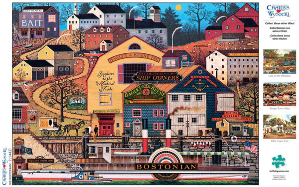 Buffalo Games - Charles Wysocki - The Bostonian - 1000 Piece Jigsaw Puzzle
