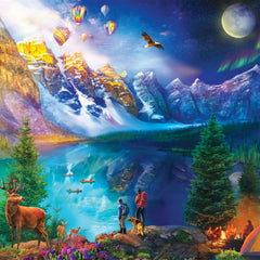 Buffalo Games - Lake Moraine Journey - 300 Large Piece Jigsaw Puzzle