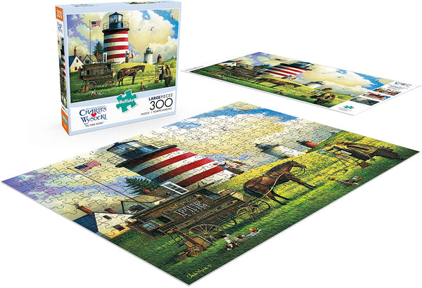 Buffalo Games - Charles Wysocki - The Three Sisters - 300Piece Jigsaw Puzzle