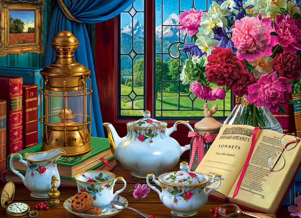Willow Creek - Tea Set by Image World Jigsaw Puzzle (1000 Pieces)