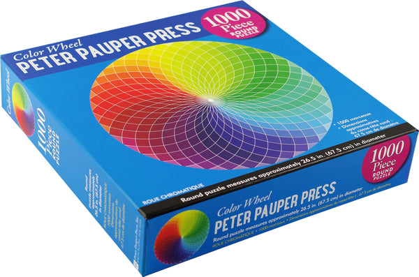 Peter Pauper Press - Color Wheel Round Jigsaw Puzzle (1000 Pieces)