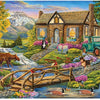 Bits and Pieces - Serene Retreat 500 Piece Jigsaw Puzzles - 18" X 24" by Artist Cory Carlson