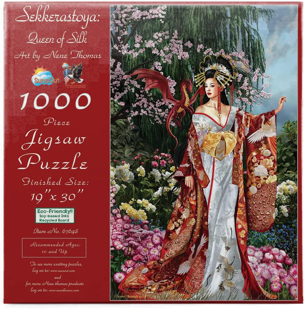 Sunsout - Queen Of Silk by Nene Thomas Jigsaw Puzzle (1000 Pieces)