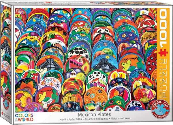 EuroGraphics - Mexican Ceramic Plates Jigsaw Puzzle (1000 Pieces)