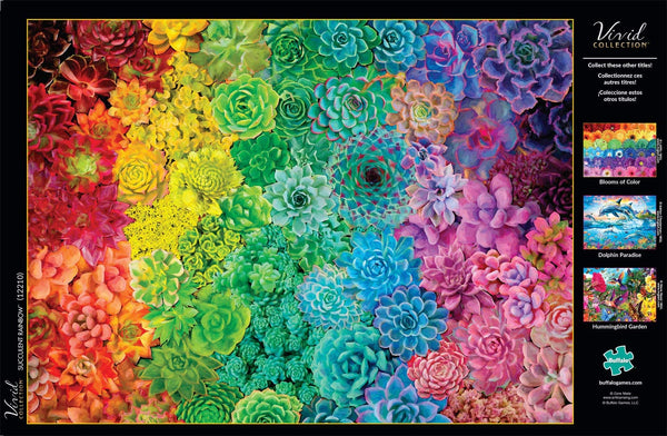 Buffalo Games - Succulent Rainbow - 1000 Piece Jigsaw Puzzle