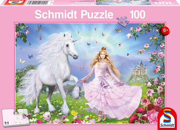 Schmidt - The Unicorn Princess Jigsaw Puzzle (100 Pieces)