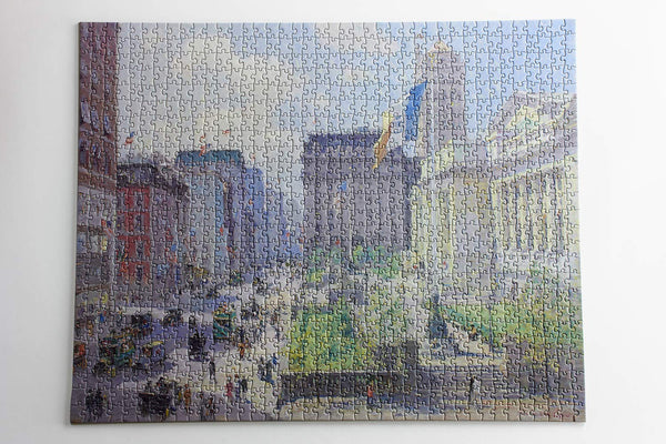 Pomegranate - Ny Public Library by Colin C. Cooper Jigsaw Puzzle (1000 Pieces)