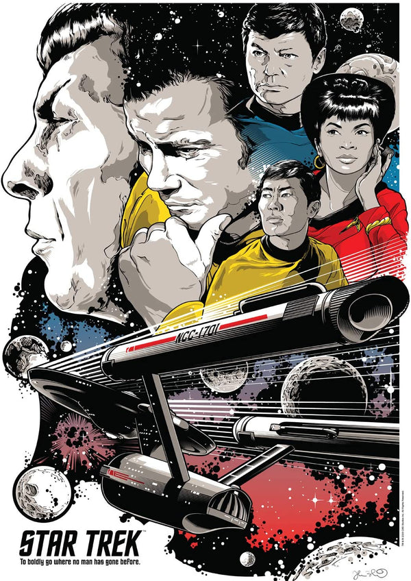 Buffalo Games - Star Trek - To Boldly Go Where No Man Has Gone Before - 500 Piece Jigsaw Puzzle