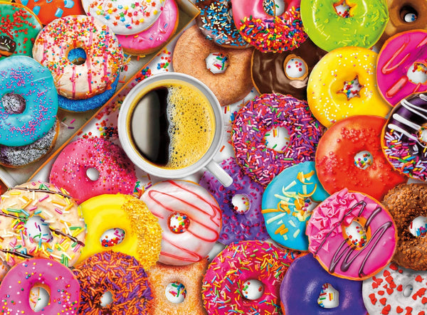 Buffalo Games - Signature Collection - Coffee and Donuts by Aimee Stewart - 1000 Piece Jigsaw Puzzle