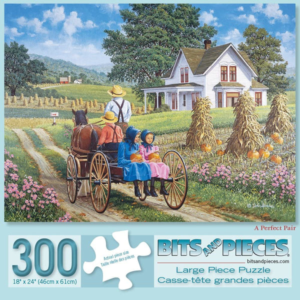 Bits and Pieces - A Perfect Pair by John Sloane Jigsaw Puzzle (300 Pieces)
