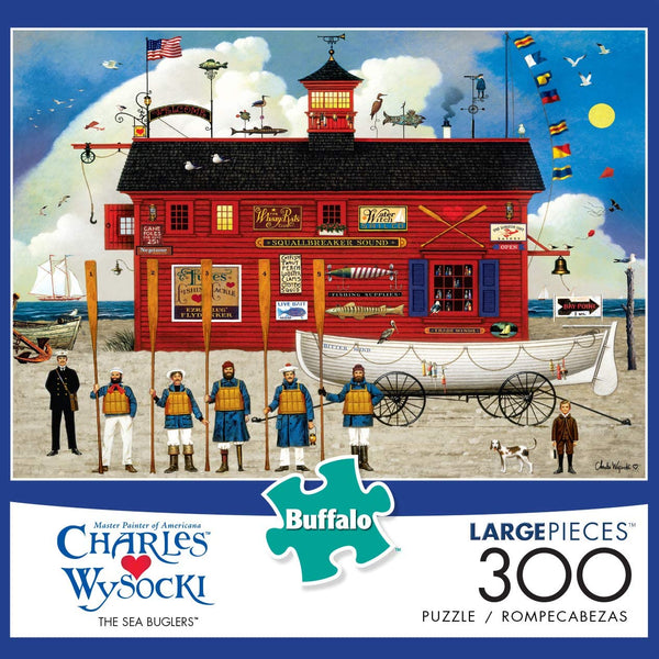 Buffalo Games - Charles Wysocki - The Sea Buglers - 300 Large Piece Jigsaw Puzzle