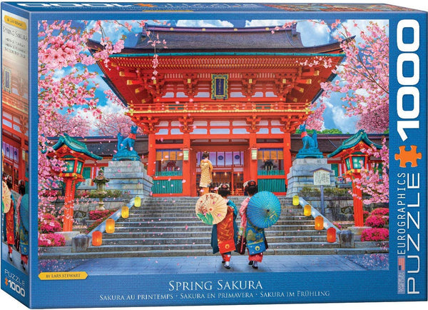 EuroGraphics Spring Sakura by David McLean 1000-Piece Puzzle