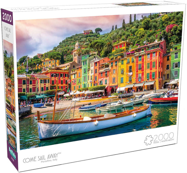 Buffalo Games - Come Sail Away - Portofino, Italy - 2000 Piece Jigsaw Puzzle