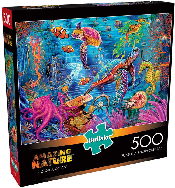 Buffalo Games - Colorful Ocean - 500 Piece Jigsaw Puzzle