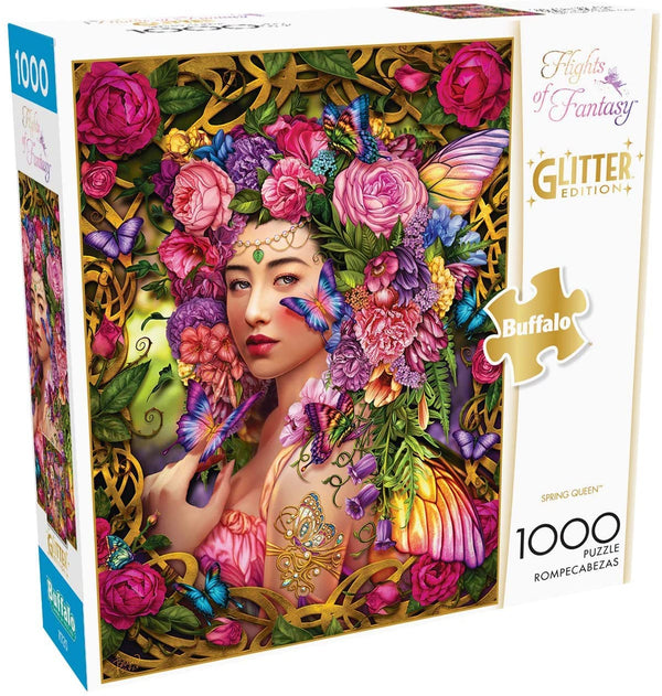 Buffalo Games - Flights of Fantasy - Spring Queen - 1000 Piece Jigsaw Puzzle