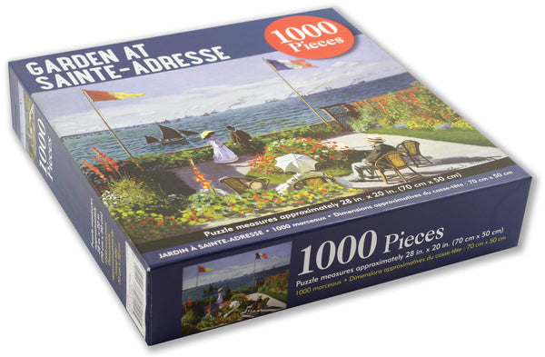 Peter Pauper Press - Garden at Sainte-Adresse Jigsaw Puzzle (1000 Pieces)