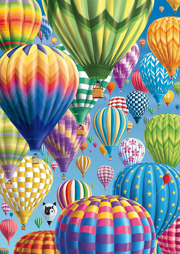 Schmidt - Colorful Balloons In The Sky Jigsaw Puzzle (1000 Pieces)