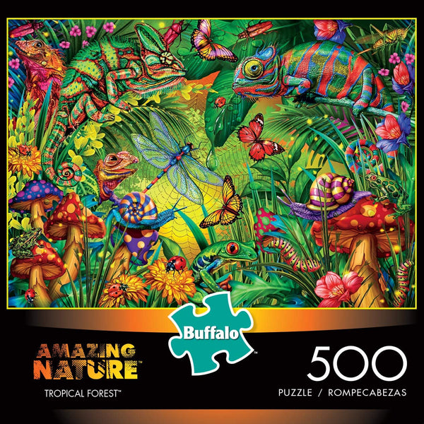 Buffalo Games - Amazing Nature Collection - Tropical Forest - 500 Piece Jigsaw Puzzle