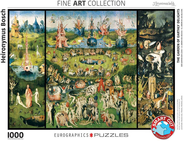 EuroGraphics - The Garden of Earthly Delights by Heironymus Bosch Jigsaw Puzzle (1000 Pieces)