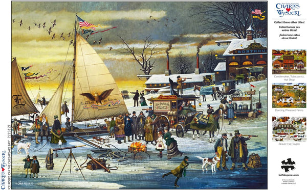 Buffalo Games - Ice Riders on The Chesapeake Bay by Charles Wysocki Jigsaw Puzzle (1000 Pieces)