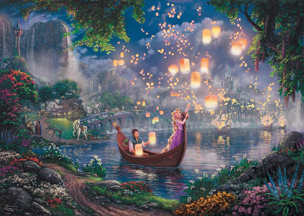 Schmidt - Disney Rapunzel by Thomas Kinkade Jigsaw Puzzle (1000 Pieces)