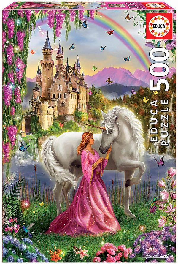 Educa - Fairy And Unicorn Jigsaw Puzzle (500 Pieces)