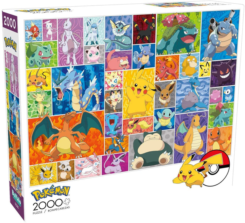 Buffalo Games Pokemon - Pokemon Squares - 2000 Piece Jigsaw Puzzle | I ...