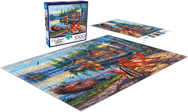 Buffalo Games Darrell Bush - Loon Lake - 1000 Piece Jigsaw Puzzle