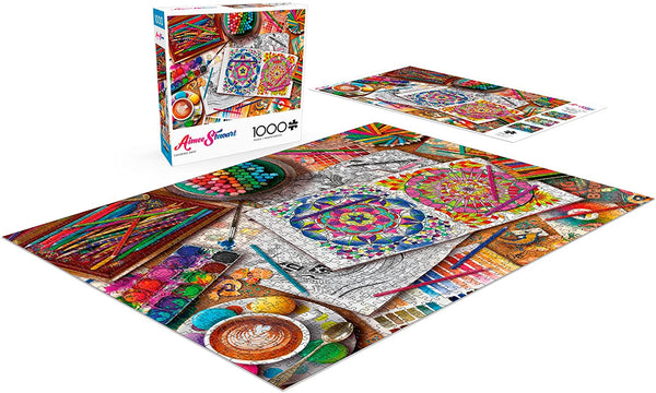 Buffalo Games - Aimee Stewart - Coloring Days - 1000 Piece Jigsaw Puzzle