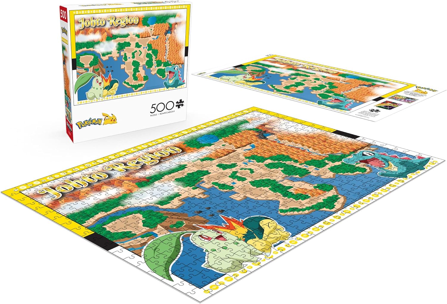 Pokemon - Johto Region 500 Piece Puzzle