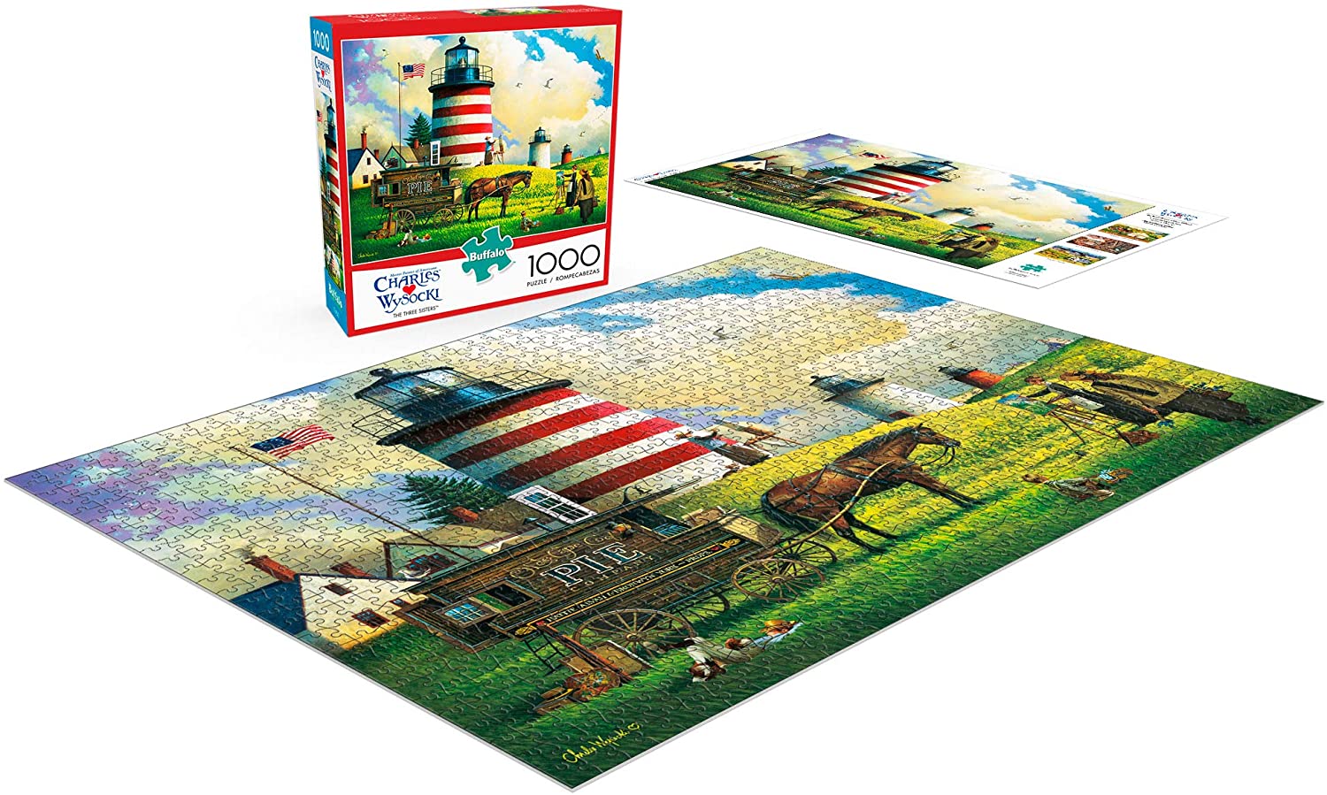 Buffalo Games - Charles Wysocki - The Three Sisters - 1000 Piece