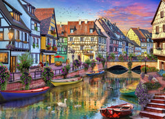 Vermont Christmas Company - Colmar Canal Jigsaw Puzzle 1000 Piece