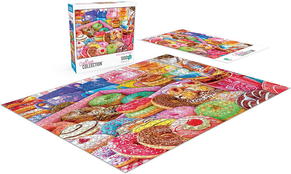 Buffalo Games - Donut Worry, Be Happy! - 1000 Piece Jigsaw Puzzle