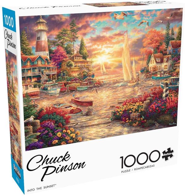 Buffalo Games - Chuck Pinson - Into The Sunset - 1000 Piece Jigsaw Puzzle
