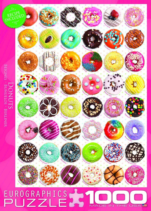EuroGraphics - Donut Tops Jigsaw Puzzle (1000 Pieces)