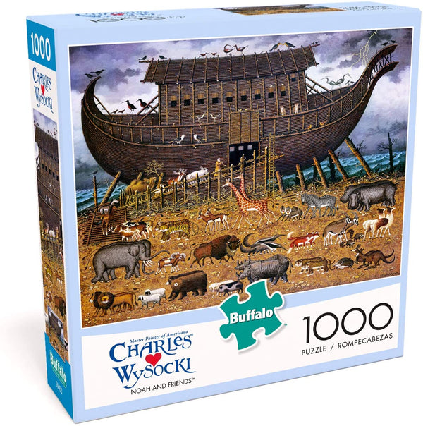 Buffalo Games - Charles Wysocki - Noah & Friends - 1000 Piece Jigsaw Puzzle