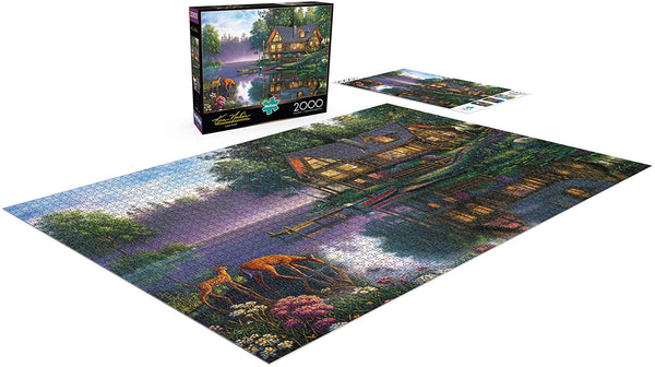 Buffalo Games - Kim Norlien - Cabin Fever - 2000 Piece Jigsaw Puzzle