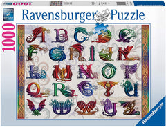 Ravensburger - Dragon Alphabet Jigsaw Puzzle (1000 Pieces)