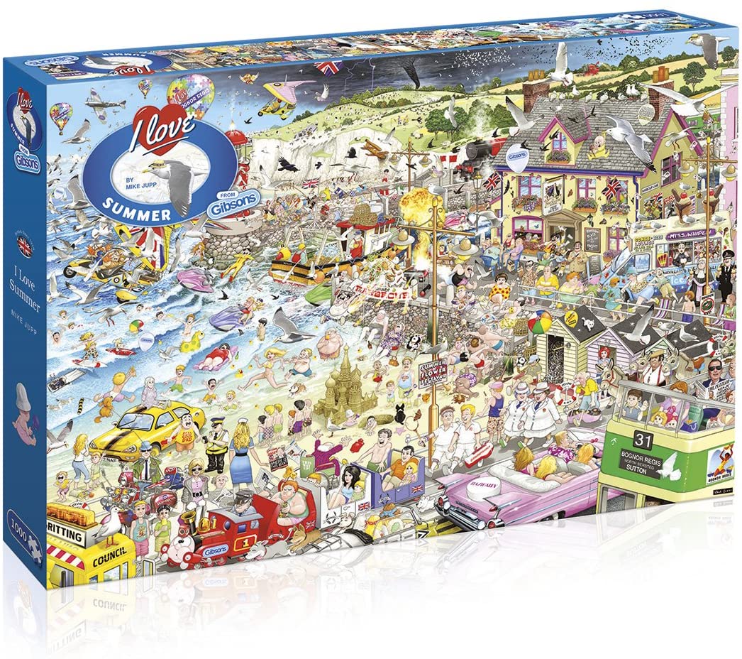 Gibsons Mike Jupp I Love Summer Jigsaw Puzzle 1000 Pieces I gibsons-mike-jupp-i-love-summer-jigsaw-puzzle-1000-pieces-i