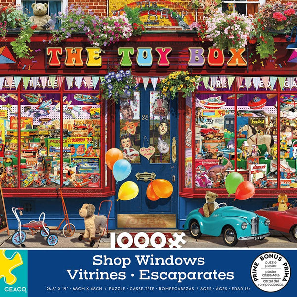 Ceaco - Shop Windows - Toy Box - 1000 Piece Jigsaw Puzzle