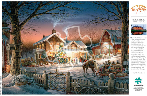 Buffalo Games - Terry Redlin - Trimming The Tree - 1000 Piece Jigsaw Puzzle