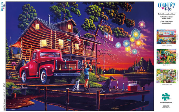 Buffalo Games - Geno Peoples - Classic Summer Night - 1000 Piece Jigsaw Puzzle